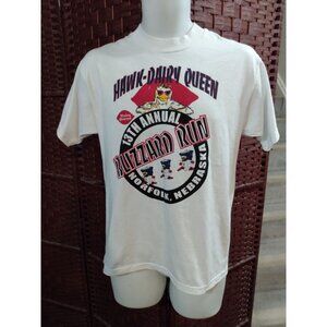 Vintage Dairy Queen T Shirt Blizzard Run Save The Earth Promo Medium Nebraska